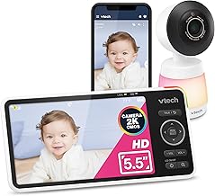 VTech Baby Monitor Smart 5 5 inch HD Multi color