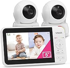 VTech Baby Monitor VM924 2 Pan Tilt Zoom Temperature Transmission